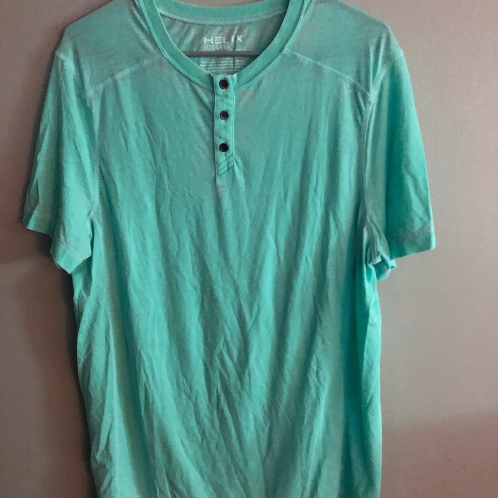 Helix lightweight mint green shirt.  Never worn.